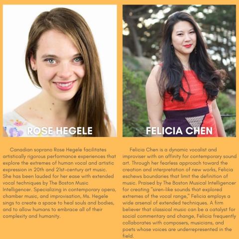 Rose Hegele and Felicia Chen with short bio