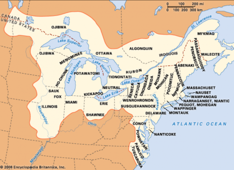 Map of Native peoples in our region