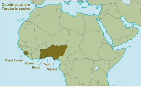 Countries where Yoruba is spoken