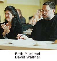Beth MacLeod and David Walther at BSR audition
