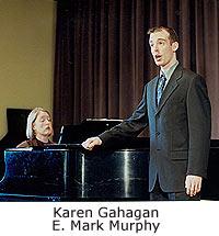 Karen Gahagan and E. Mark Murphy at BSR audition